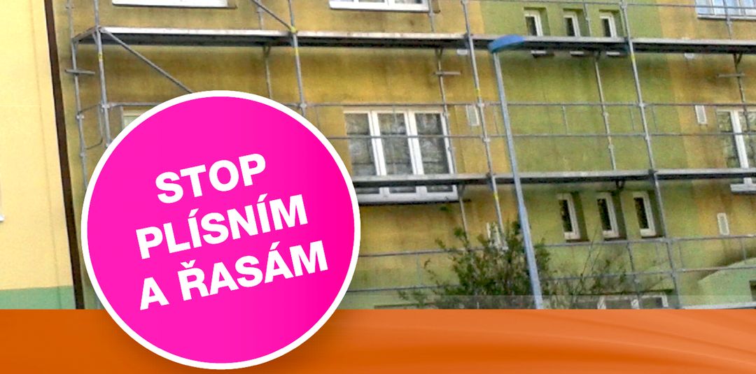 Plísně na fasádě